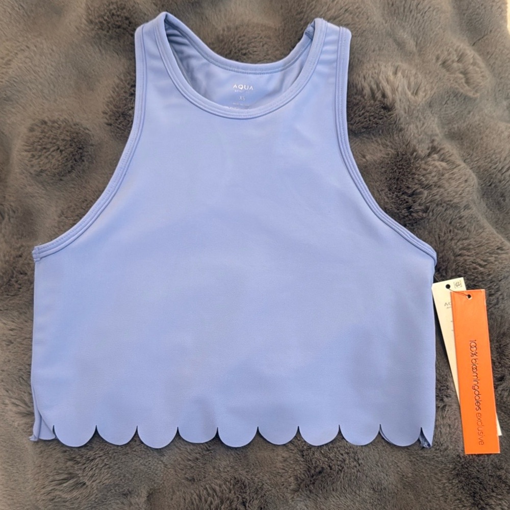 Aqua Bloomingdale’s Exclusive Crop Top NWT